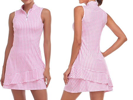 Viracy Pink Tennis Dress for Women