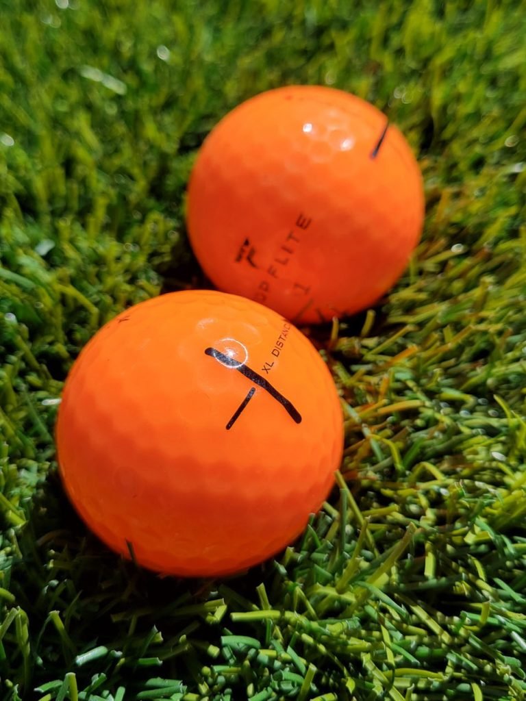 Neon Orange Golf Balls