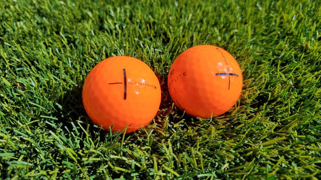 Neon Orange Golf Balls