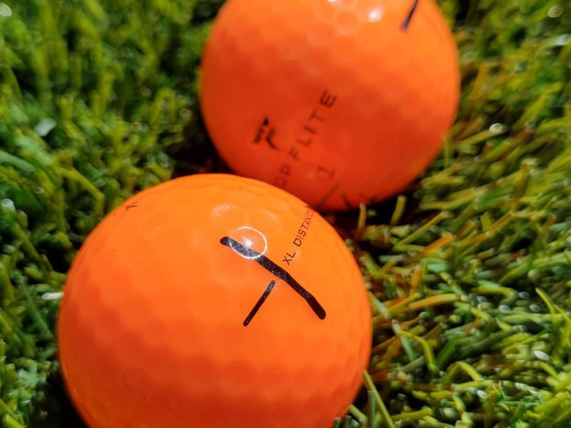 Neon Orange Golf Balls